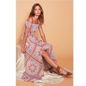 Tularosa Off-Shoulder Maxi Dress